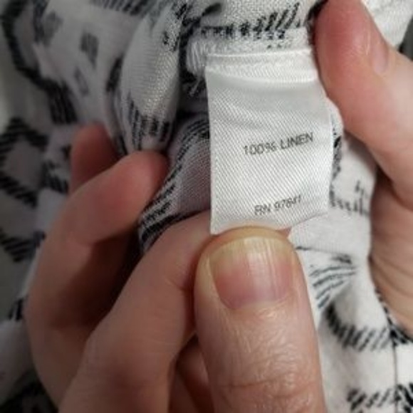 J. Jill Linen Blouse Button Down - Picture 3 of 6